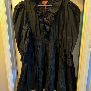 JessaKae Black Dress with Ruffle Details